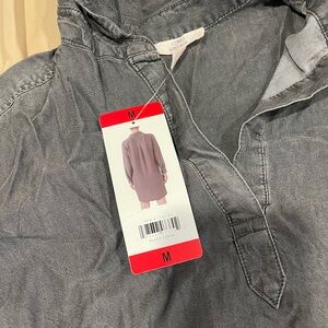 Como Vintage Charcoal Tunic Dress